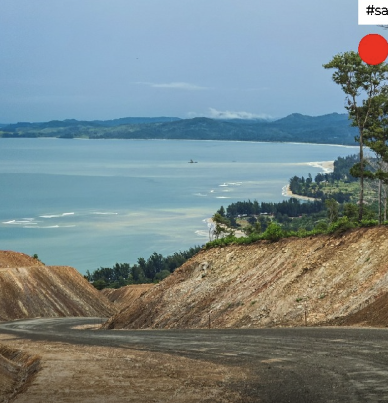 Pemandangan Cantik Jalan Raya Baru Hubungkan Kota Belud-Kota Marudu Curi Tumpuan Ramai